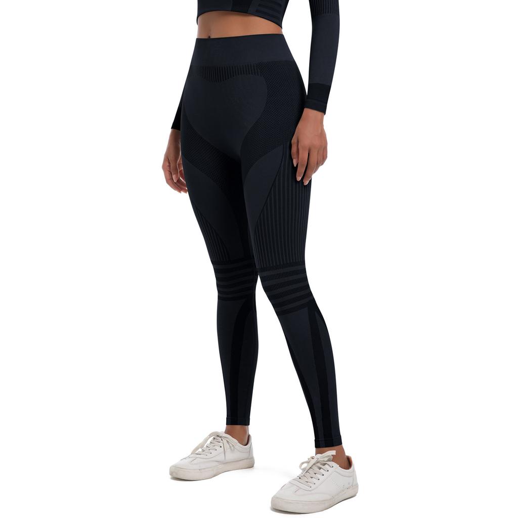 High Waisted Seamless Yoga Pants With Peach Hips, Lifted Buttocks, And Leggings As A Base. Outdoor Casual Running And Fitness Pants For Women