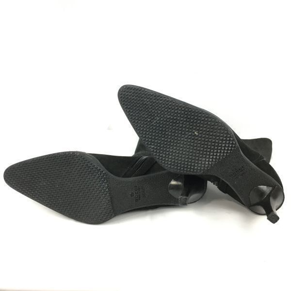 Gucci Long Boots Size 36.5C (Approx. 22.523.0cm) Black Suede(USED)