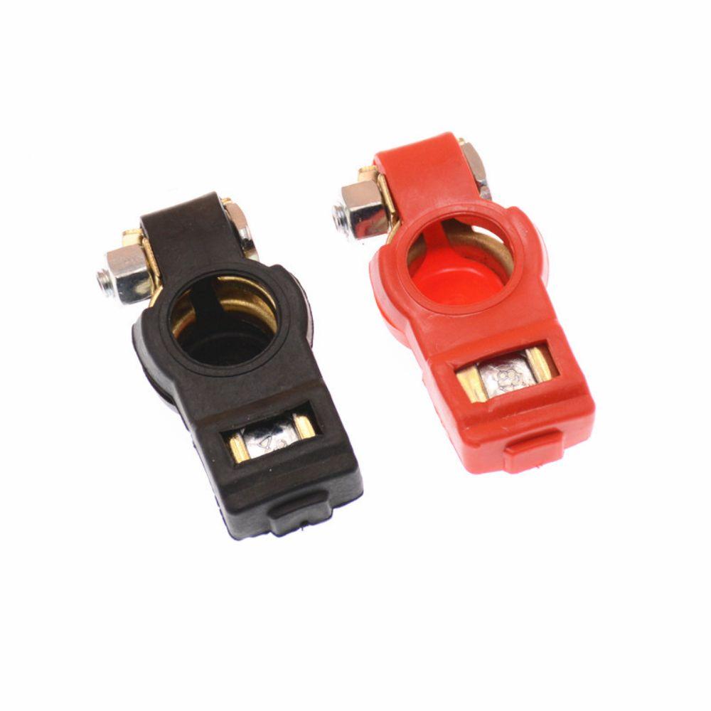 2pcs Quick Release Battery Terminal Clamp Negative Positive Top Post Clamp Truck Accessories