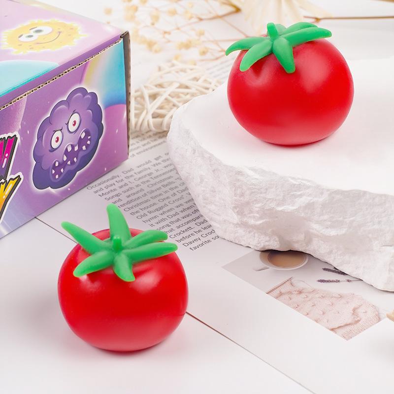 Xiaohongshu Tomato Squeeze Toy - Slow Rebound Stress Relief Ball