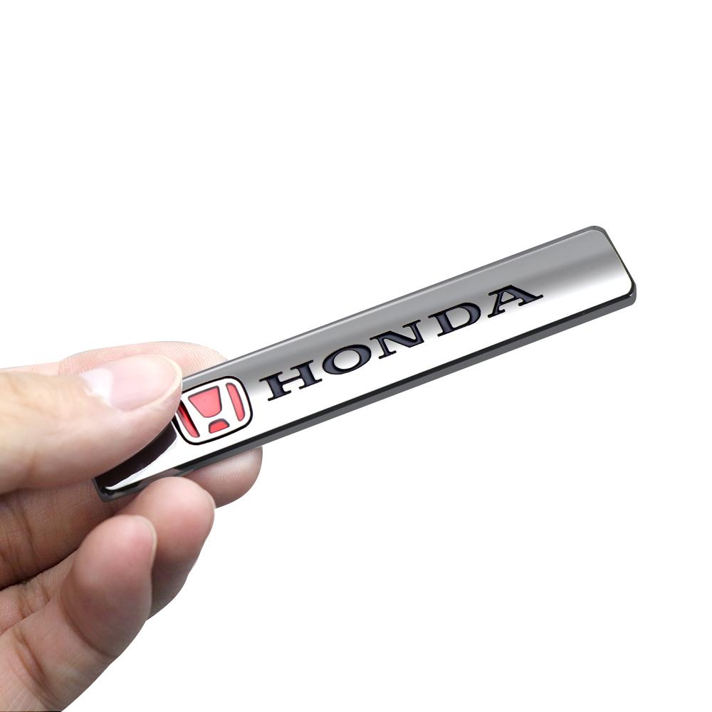 AAAMA1 3D Metal Styling Car Rear Trunk Body Fender Emblem Decoration Sticker For Honda Accord 7 Civic 10th 11th Gen Hrv Jazz City Fit