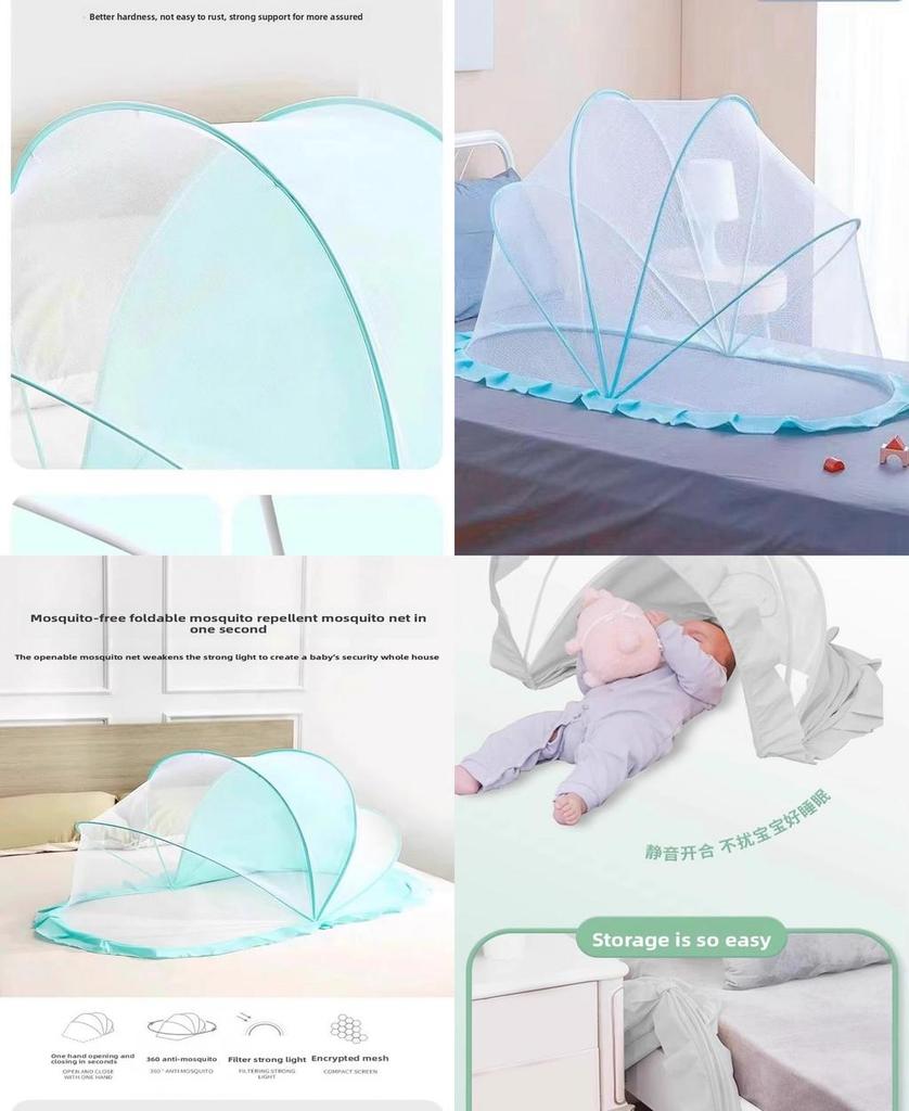 Baby Bed Mosquito Net With Foldable Design For Newborn And Infant Sleep Protection