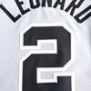 Nike X NBA Collaboration NBA AU Player Edition Spurs Leonard Jersey 2 Basketball Vest Men Jerseys Gray 863169-007