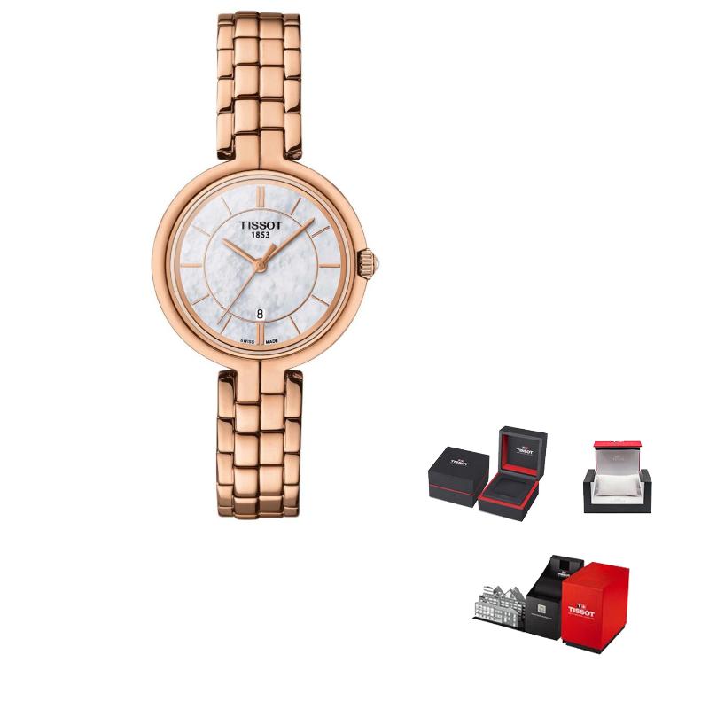 

TISSOT Women s Flamenco Collection Watch T094.210.33.111.01 Rose Gold Strap