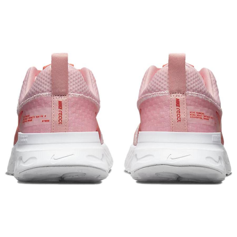 Nike React Infinity Run Flyknit 3 Premium 'Medium Soft Pink Light Crimson' Women's DZ3016-600