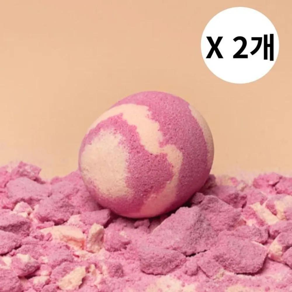 OPTATUM Bath Bomb Carbonated Bubble Bath Bomb Floral Scent 110g x 2