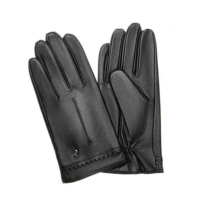 Pierre Cardin Men's Winter Genuine Leather Touchscreen Gloves