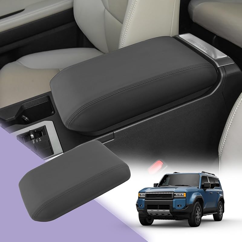LUWU Center Console Cover Compatible With 2024 2025 Land Cruiser Accessories 2025 Land Cruiser Prado LC250 Land Cruiser 250 Armrest Cover Center