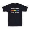 Coração LGBT Seja um Ser Humano Decente Não É Tão Difícil Camiseta Unissex Orgulho Gay LGBTQ Camiseta Unissex
