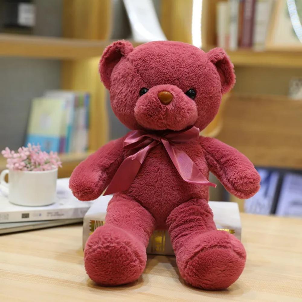 30cm 10 Styles Bear Plush Toy Soft Stuffed Animal Doll Small Pink Gray White Teddy Bear Doll Lovely Birthday Gifts For Girl Boy