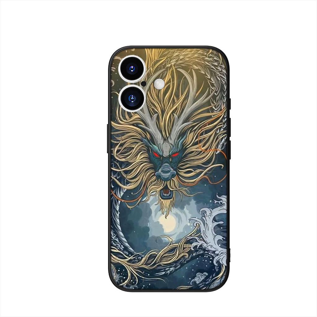 Black Dragon Cool Phone Cover Case for Xiaomi Redmi Note 14 12 13 ProPlus A3 Pro Plus 12C 13C 14C 5G 4G Casing