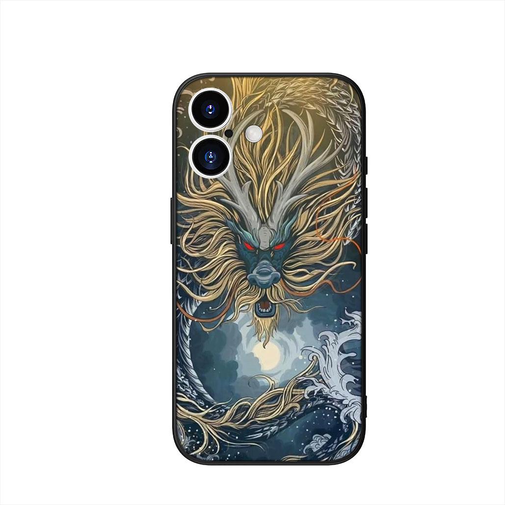 

Black Dragon Cool Phone Cover Case for Motorola Moto G04 G13 G14 g45 G22 G23 G32 G34 G35 G64 G82 G84 G53 G60 G72 E14 E15 E13 Motorola Moto G23