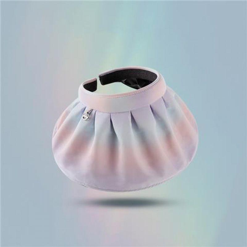 

Sun Protection Hat Women s Summer K-style Sports Sunhat UV Summer Classic Style Sun Hat Cute Headband Hat Rainbow gradient blue