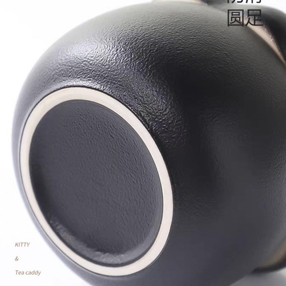 Cat Styling Ceramic Sealing Jar Cartoon Coffee Sealed Jars Candy Jar  Desktop Decoration