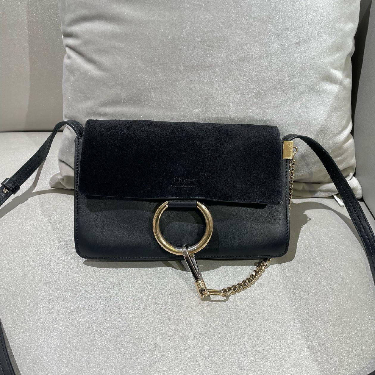 [Pre-Owned] Faye Logo Metal Ring Chain