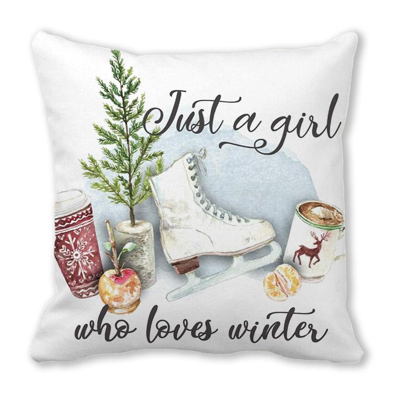 

Рождественское украшение, Рождественская елка, принт, чехол для подушки, домашняя гостиная, украшение для дивана, подушка, чехол для подушки 45x45 см 40X40CM