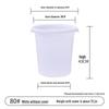 ZISIZ Extra Large Thickened Plastic Household Bucket