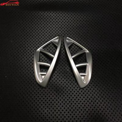 Style de voiture pour accessoires Renault Captur 2017 2016 Chrome intérieur tableau de bord autour des garnitures de ventilation autocollant voiture autocollants