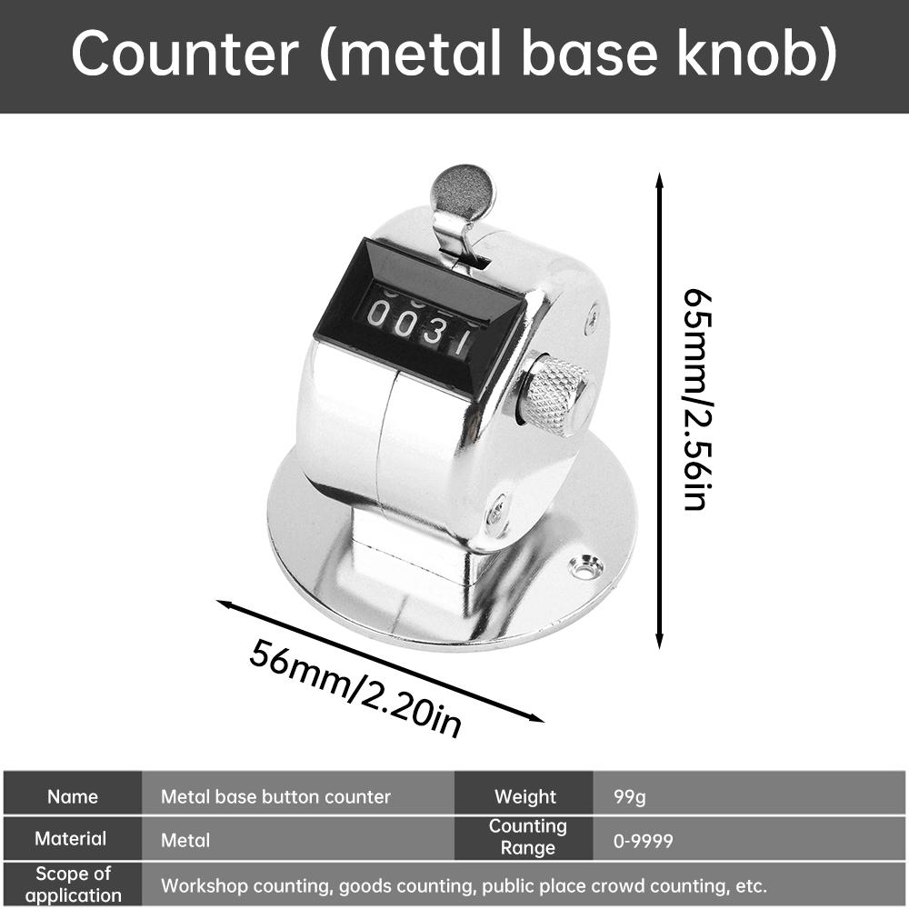 4-Digit Hand-Held Digital Tally Counter Golf Clicker Training Mini Mechanism Number Counter for Sports And Games 1