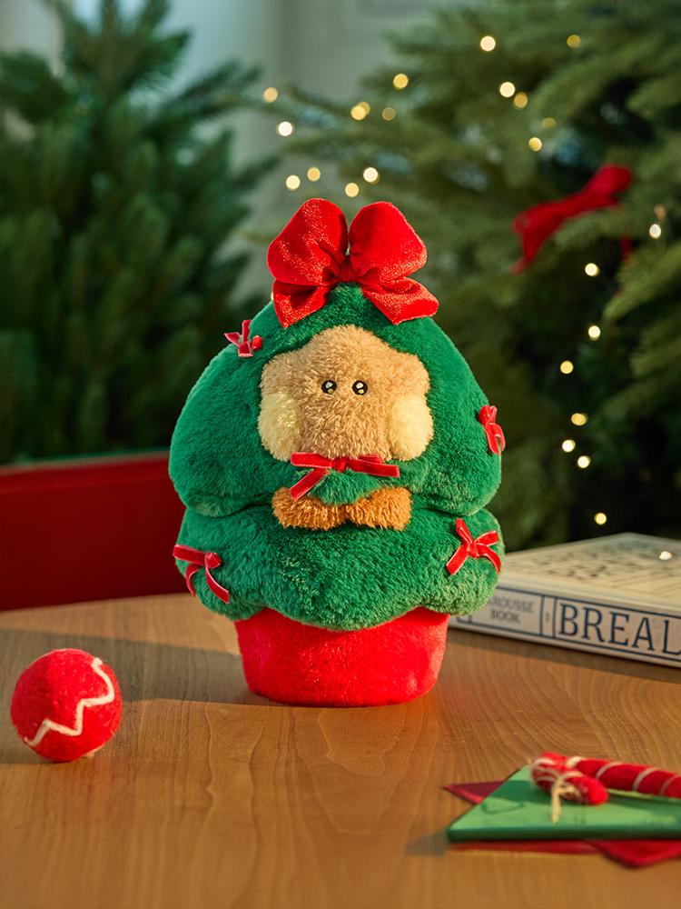 BT21 SHOOKY minini Petit Holiday Tree Plush Doll