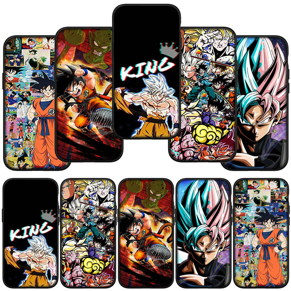 Phone Case for iPhone 17 15 16 Plus Redmi Note 14 12 11 13 Pro Max Huawei P30 P20 Lite OPPO A60 A40 A80 A18 A16 A54 Dragon Ball Goku DragonBall Cover