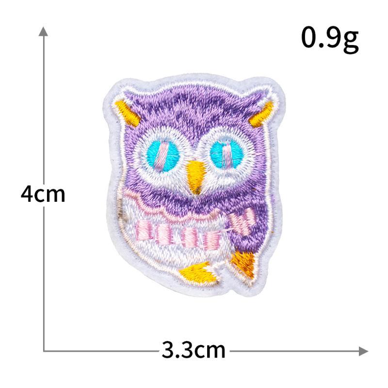 5/20 Stück Mini Süße Tiere Aufnäher Aufbügeln Stickerei Für Kleidung Cartoon Anime Aufnäher Für Kinderkleidung Applikationen Aufkleber T-Shirt