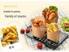 Disposable Kraft Paper French Fries and Snack Box