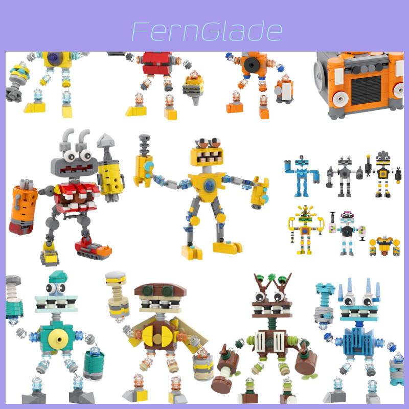 Moc My Singing Monster Educational Building Blocks For Intellectual Development And Parent-child Communication In Stock