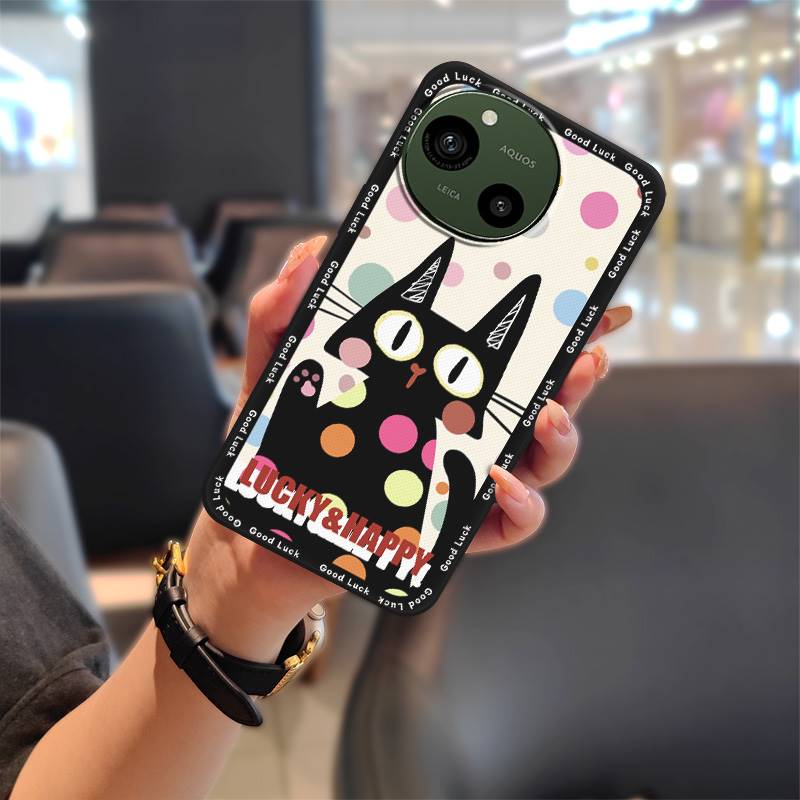 Wodoodporne etui TPU na telefon Sharp Aquos R9/SH-51E Saszetka na telefon Silikonowe Wstrząsoodporne Miękkie etui Ochronne Kreskówkowe Trwałe