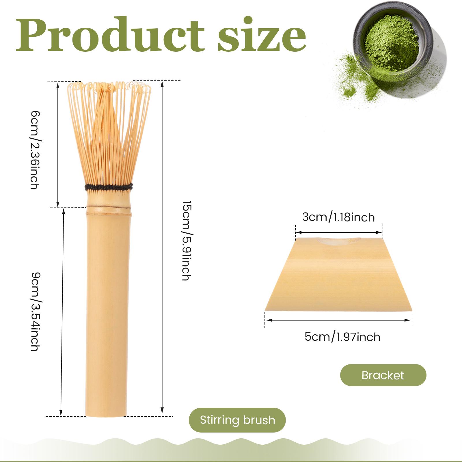 5Pcs Matcha Whisk Set Practical Matcha Set Includes Whisk Holder Matcha Whisk Sifter Tea Scoop and Tea Spoon DIY Matcha Making