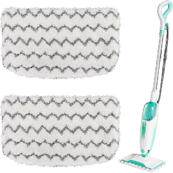 

6 Pack Thickened Shark Steam Mop Replacement Pads, Durable Microfiber Mop Pads Compatible with Shark S1000/S1000A/S1000C/S1000WM/S1001C, Washable 2