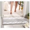 Non-Slip Bath Mat Bathroom Door Entryway Mediterranean Style Rectangle Floor Rug Washable Bedroom Balcony Doormat 50x80cm