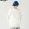MMOPTOP Japanese Style Cable Knit Sweater