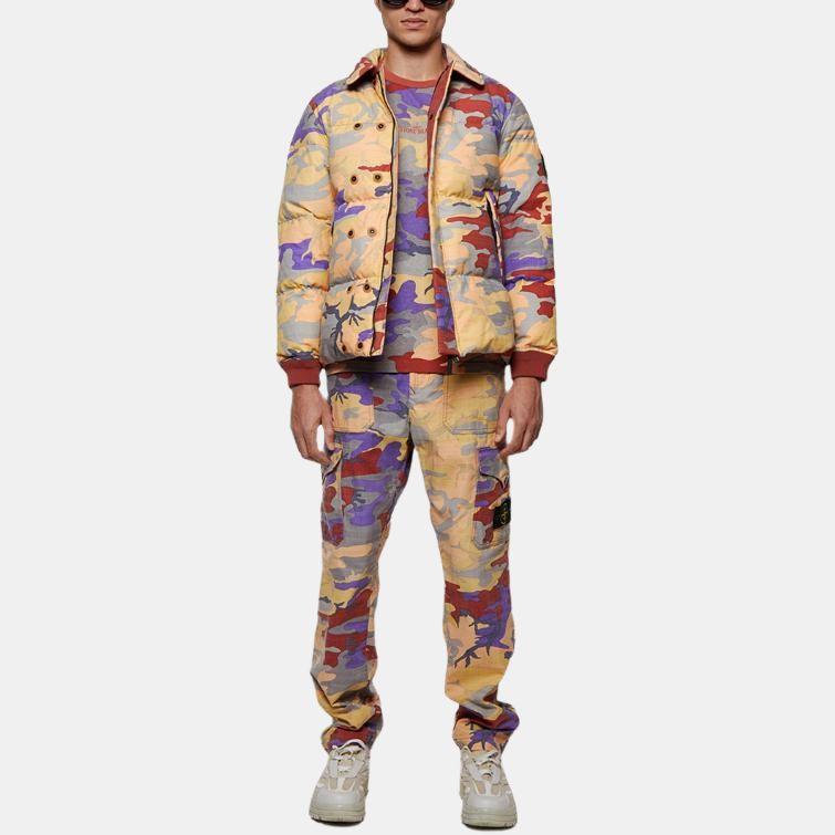 STONE ISLAND Down Jacket Unisex Multicolor 7715435E7-V0032