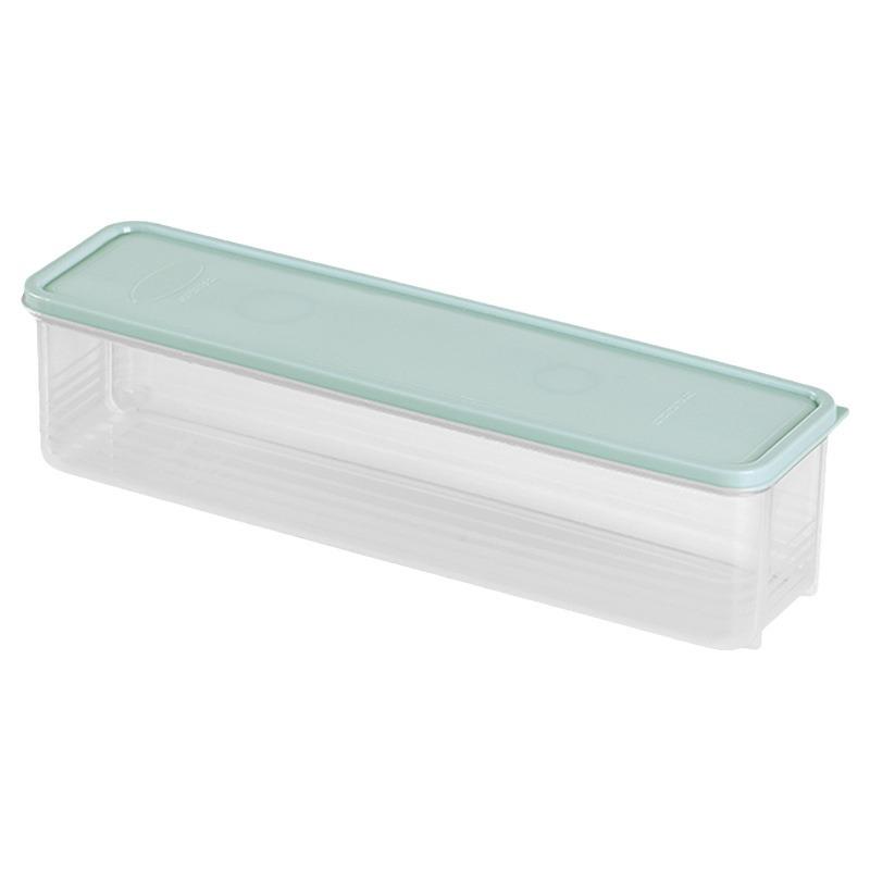 Rectangular Plastic Storage Box for Noodles and Grains, Airtight Lid, Kitchen Food Preservation.