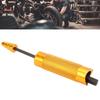 Kolbenbolzenabzieher - Qiilu Kolbenbolzenabzieher, 12-24mm Auswerferwerkzeug Abzieher Aluminiumlegierung Orange Schwarz für Universal-Fahrrad
