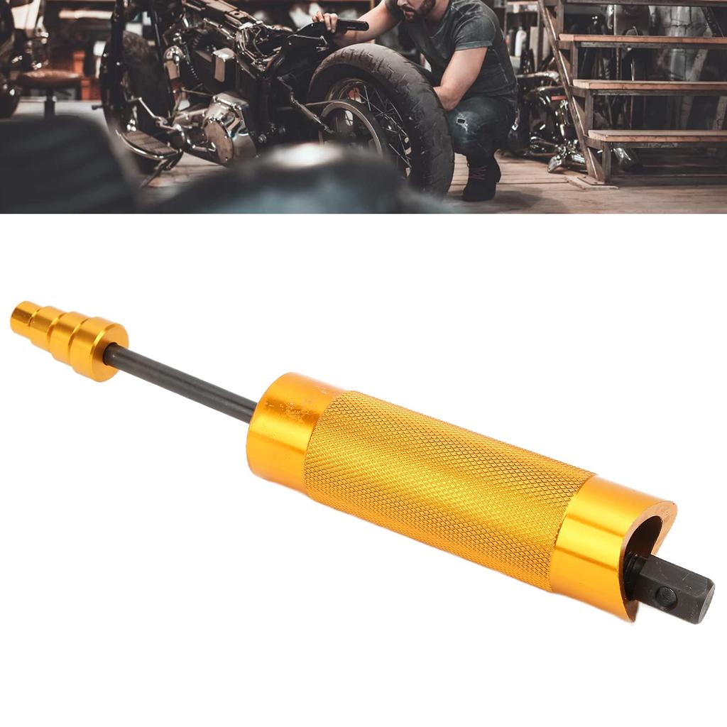 Kolbenbolzenabzieher - Qiilu Kolbenbolzenabzieher, 12-24mm Auswerferwerkzeug Abzieher Aluminiumlegierung Orange Schwarz für Universal-Fahrrad