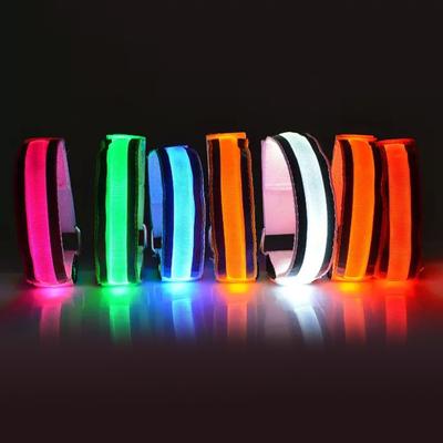 Creative Sports Armband Fitness Glowing Reflective Durable Belt Flashing for Outdoor