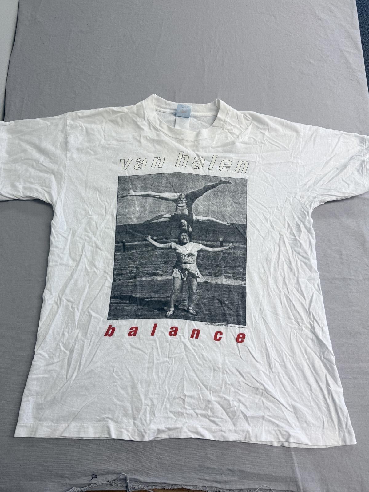 Vintage Van Halen Tour T-shirt 1995 Balance Tour 2 Sided XL XXXXL
