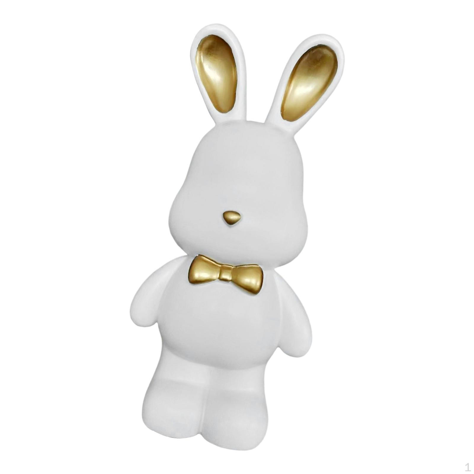 Креативная копилка Фигурки Животных Зайчик Скульптура Контейнер Банка Пенал Копилка для Детской Комнаты Дома
