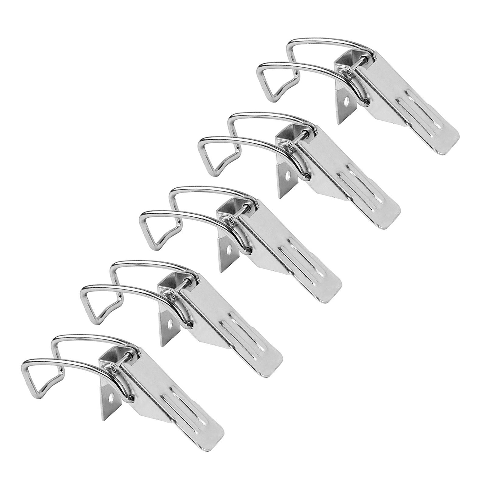 

5 шт. Застежка-зажим для бочки пылесоса, Пряжка для дверцы пылесоса, Текстура из нержавеющей стали для ведер 15 л, 30 л, 70 л, 80 л