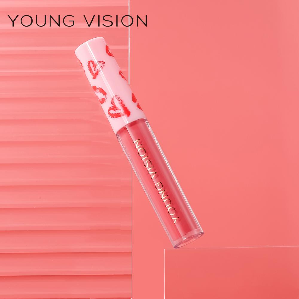 YOUNG VISION Einzelner Lipgloss in 12 Farben, optionaler flüssiger, matter Nebel, der lange hält und nicht leicht zu entfärben ist