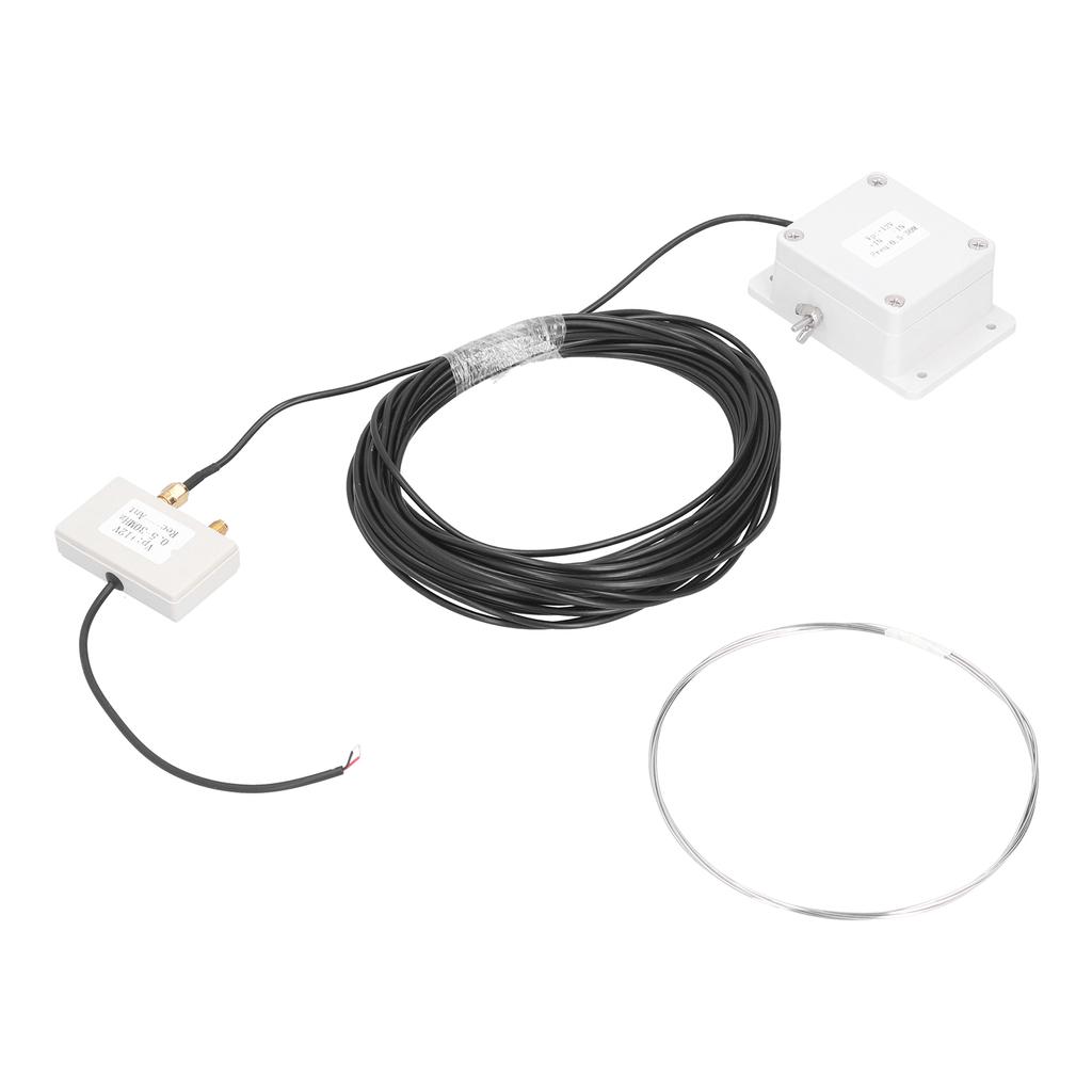 Shortwave Antenna Low Noise Rainproof Case Signal Receiving Device for Amateur Wireless Enthusiasts