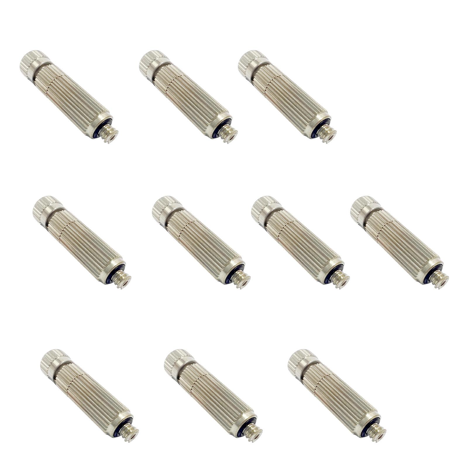 

Упаковка из 10 латунных никелированных распылительных форсунок высокого давления с керамическим отверстием 0,4 мм для наружных систем туманообразования