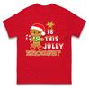 Is This Jolly Enough Gingerbread Unisex Christmas Tshirt Funny Holiday Gift Top