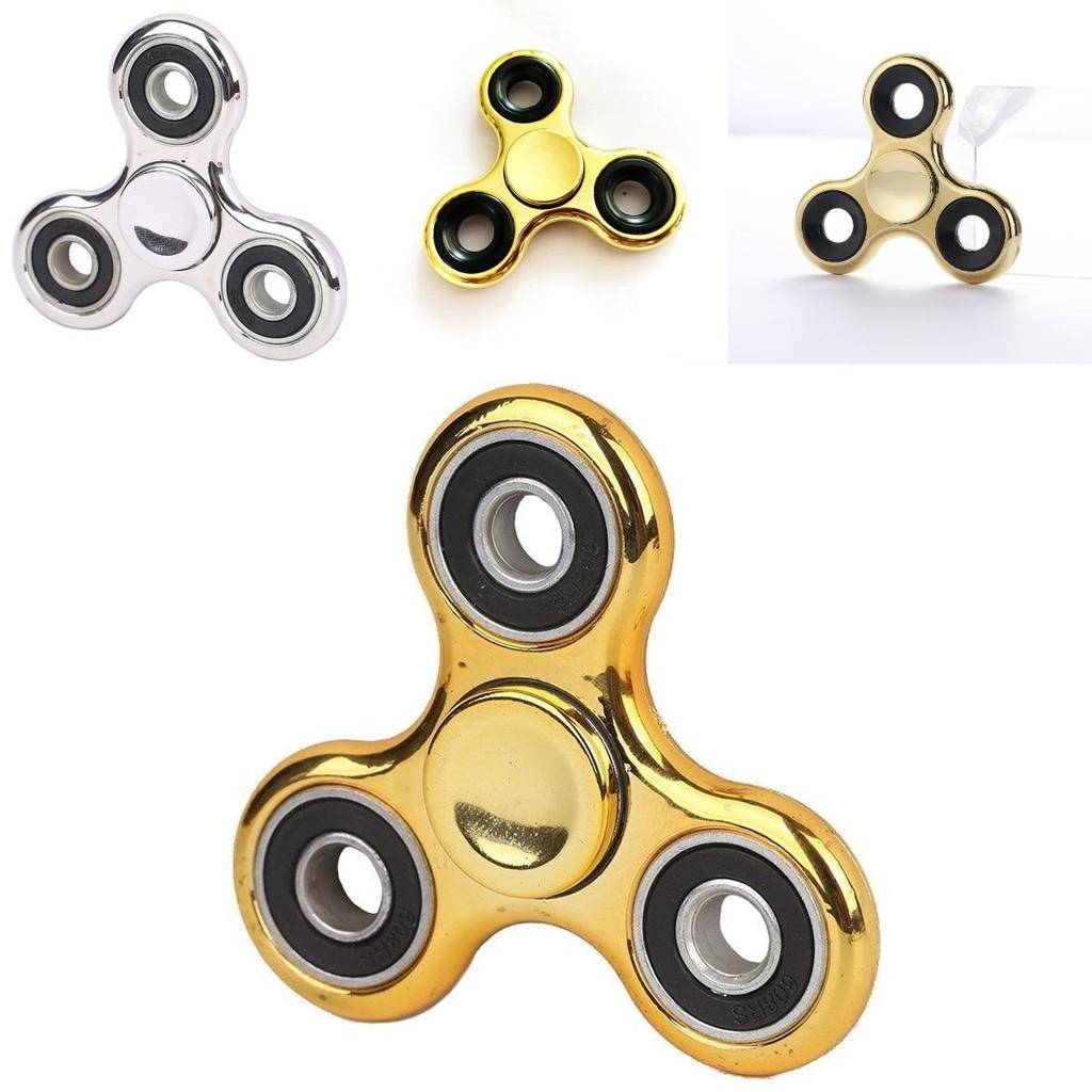 Metal Clover Finger Spinner Toy With Durable Alloy For Stress Relief And Focus Enhancement