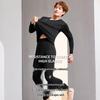 Men's Ultra-Thin Modal V-Neck Slim Fit Autumn Base Layer Set, Warm and Plus Size.