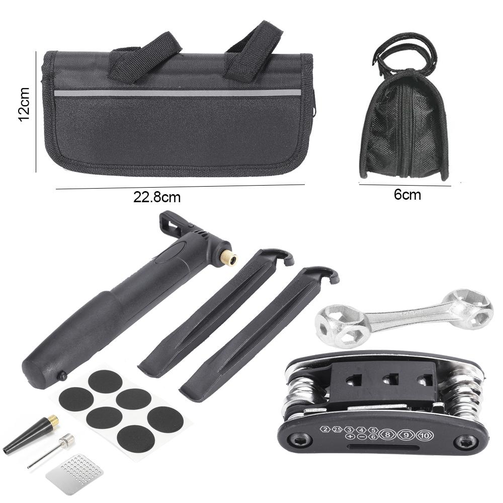 Buy Portable Cycling Bike Repair Toolkit Tyre Tool Mini Pump Patch Kit