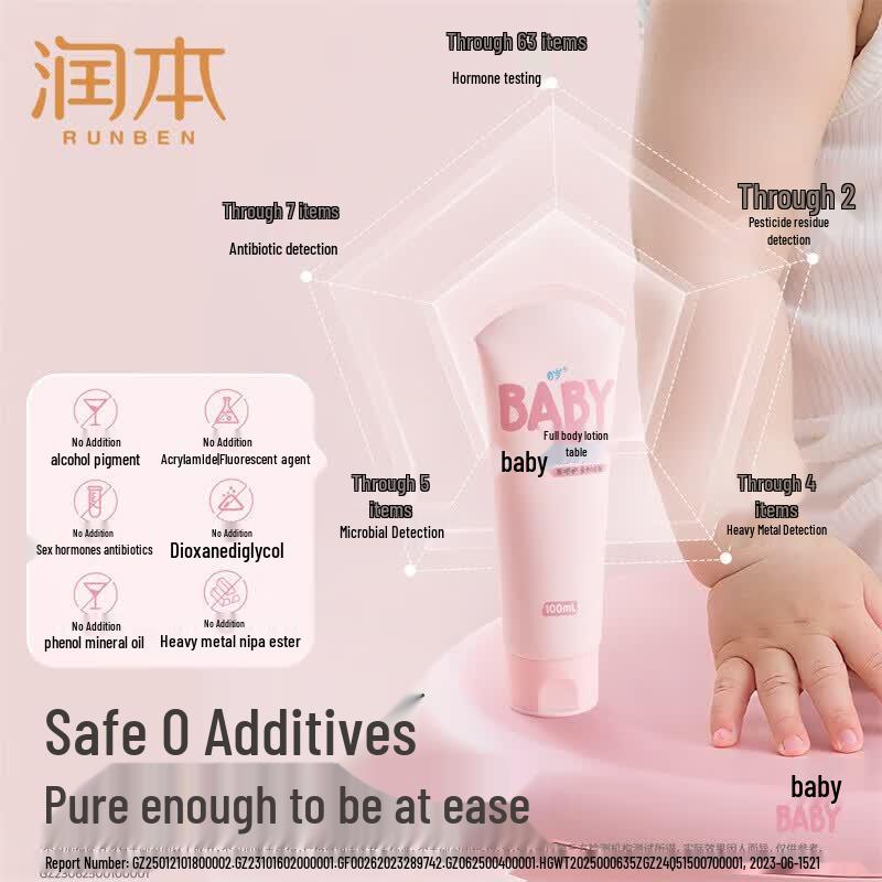 RUNBEN Baby & Kids Hydrating Body Lotion 3-Pack