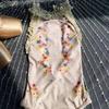 Womens Ballet Leotard With High Cut Leg Halter Neck Design Dance Training Performance